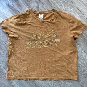 PINK Victoria's Secret Tan T-Shirt